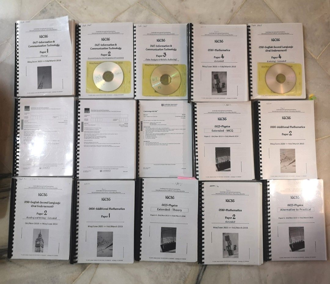 Igcse past year papers hobbies toys books magazines assessment