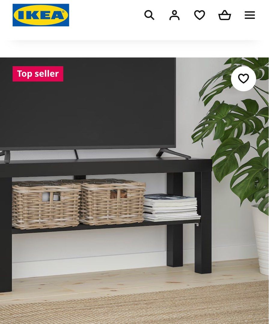 IKEA authentic lack/TV rack, Furniture & Home Living, Furniture ...