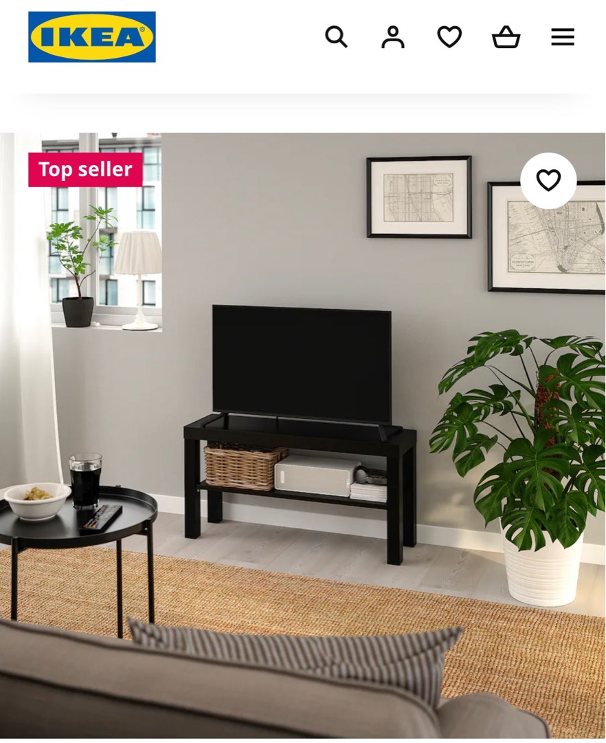 IKEA authentic lack/TV rack, Furniture & Home Living, Furniture ...