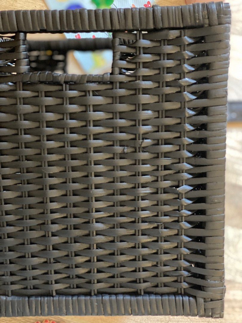 Ikea BRANAS storage basket — dark grey, Furniture & Home Living, Home