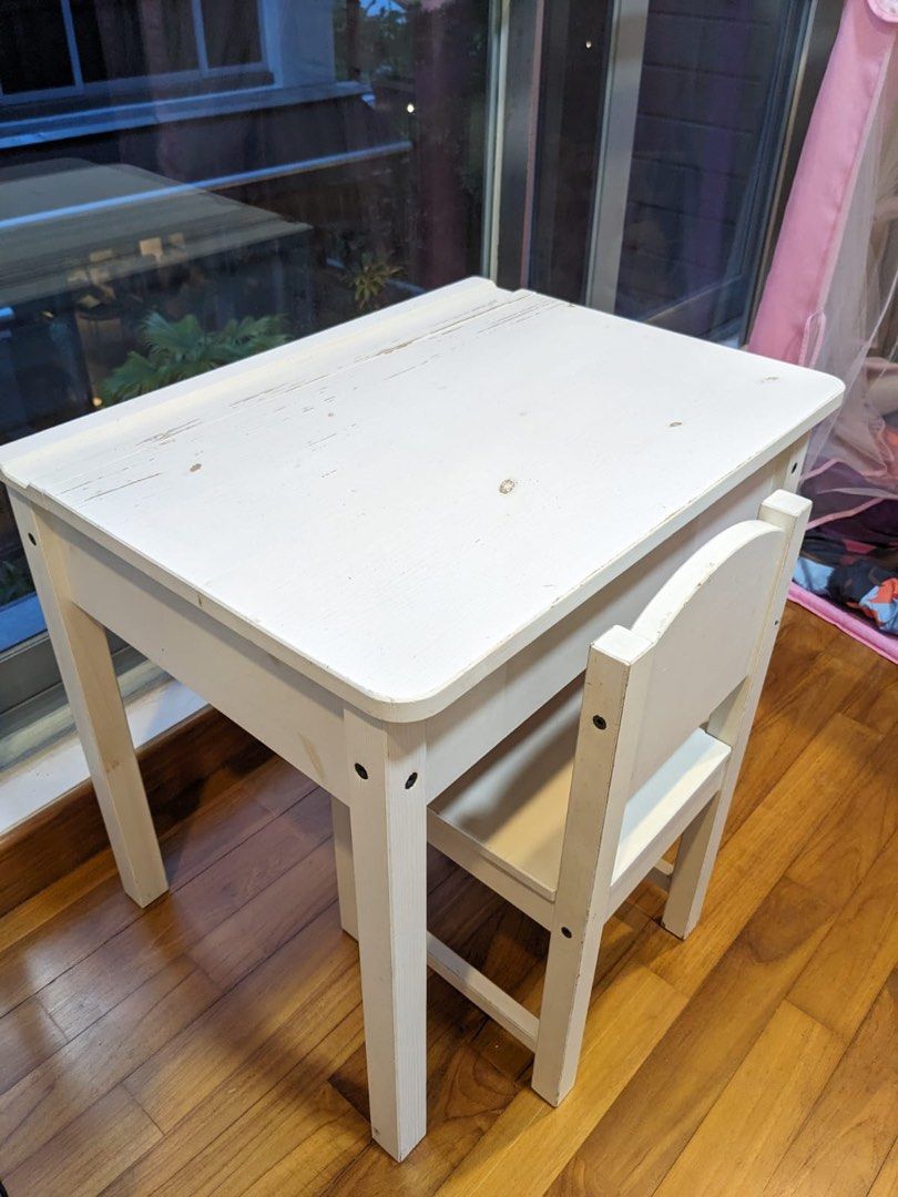 IKEA Kids Desk + Chair, Babies & Kids, Baby Nursery & Kids Furniture