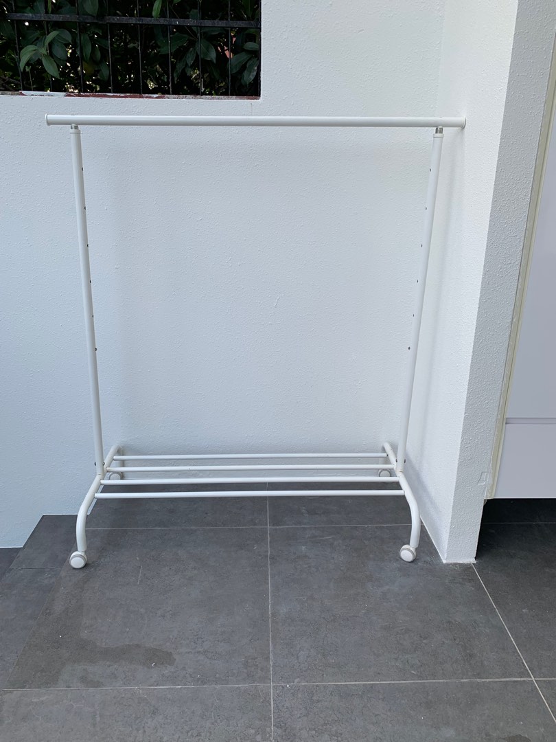 IKEA Rigga Clothes Rack clothes hanging rail for extra clothes in