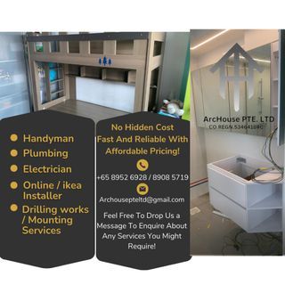 Ikea Taobao Installation, HandyMan, Mounting Drilling Services, Plumbing, Electrician, Hacking Services
