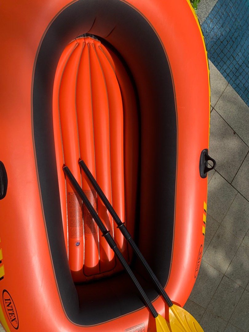 Inflatable Boat Explorer 300 Only Used Once!, Hobbies & Toys, Toys