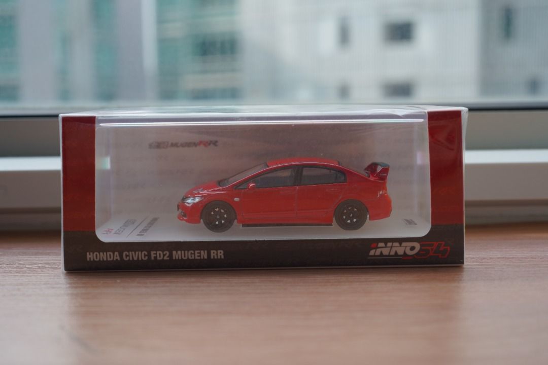 Inno64 Honda Civic Type-R FD2 Mugen RR Red, Hobbies & Toys, Toys ...