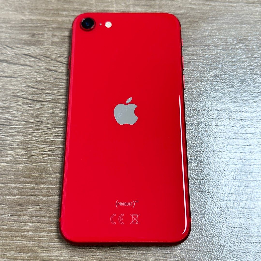 iPhone SE2 64GB Red 美版無鎖全正常# 全原裝# iPhone SE2#, 手提電話