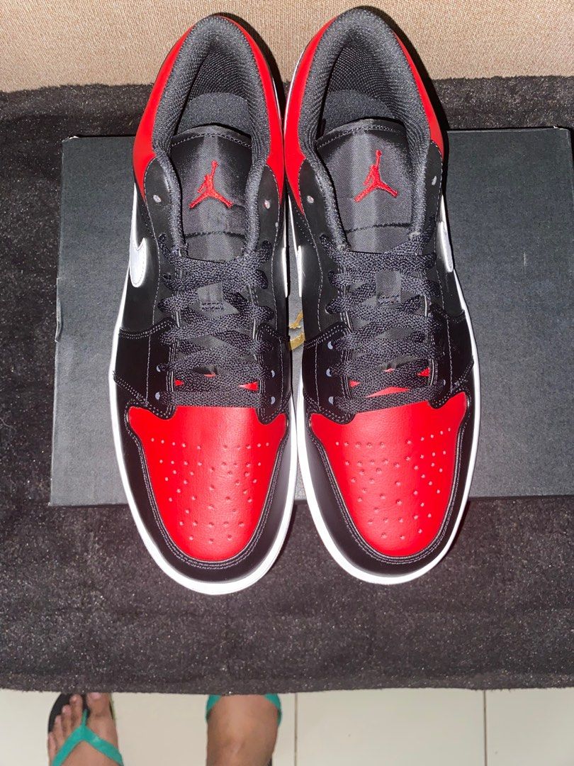 j1 low bred toe