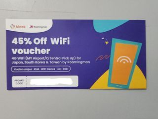 Japan WiFi coupon