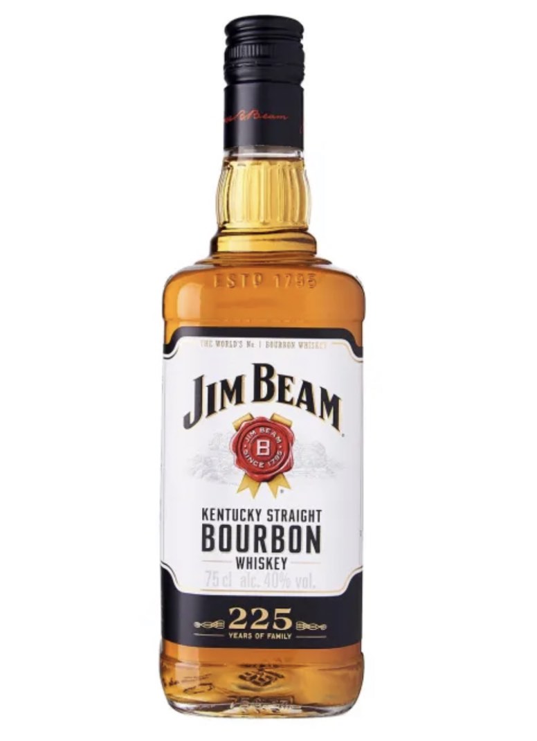 Jim Beam (750ml), Food & Drinks, Alcoholic Beverages on Carousell