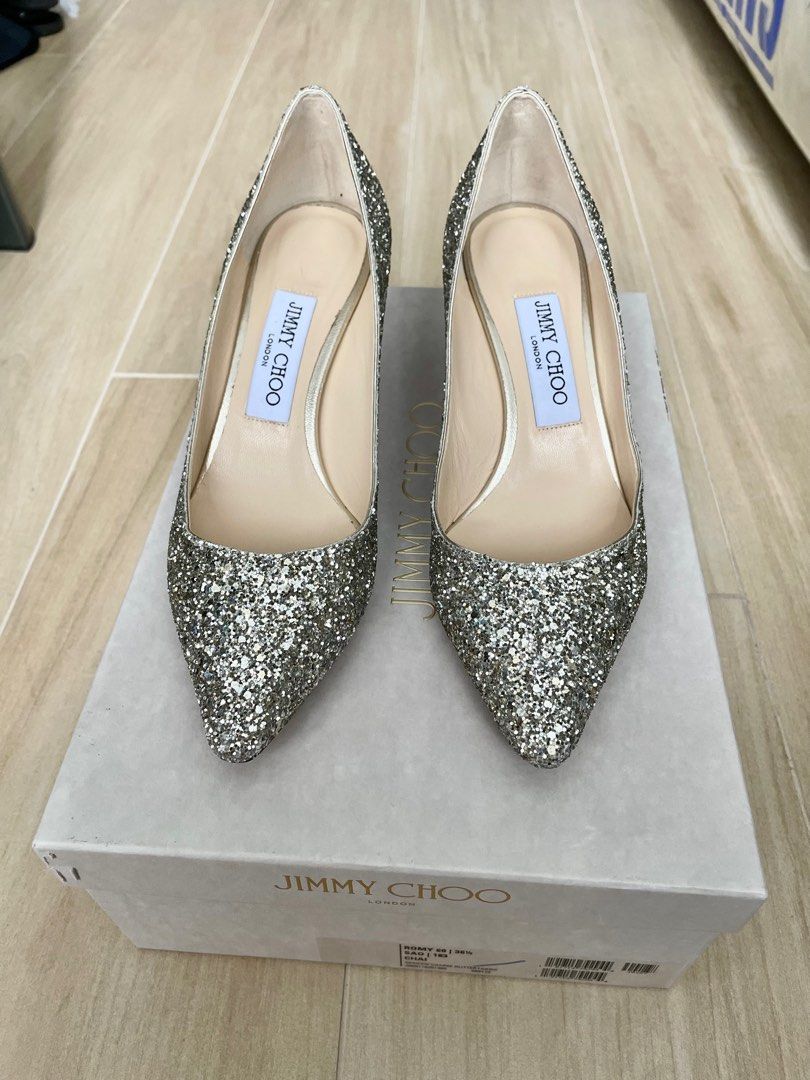 Jimmy Choo high heels Romy 60 (95%新有盒), 女裝, 鞋, 高跟鞋- Carousell