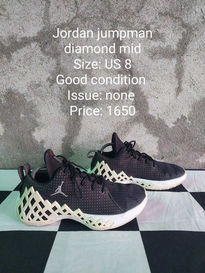 Jordan diamond mid Men s Fashion Footwear Sneakers on Carousell