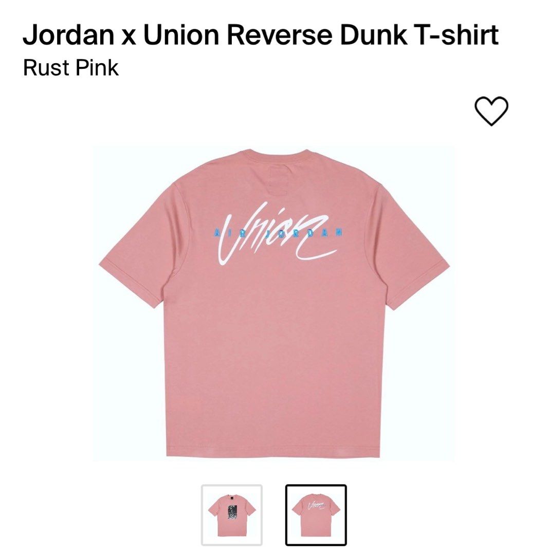Rust pink jordan shirt 2025