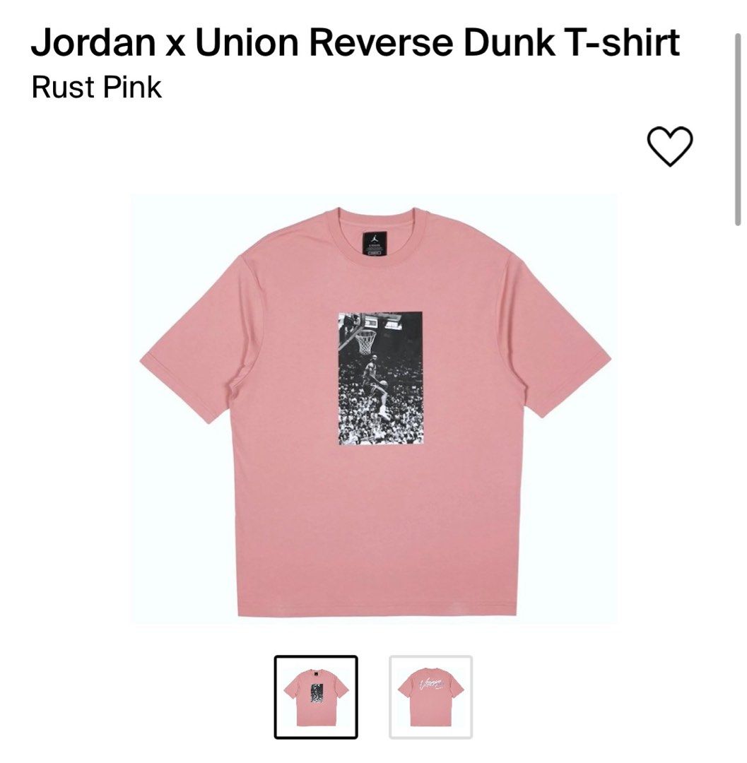 Rust pink hotsell jordan shirt