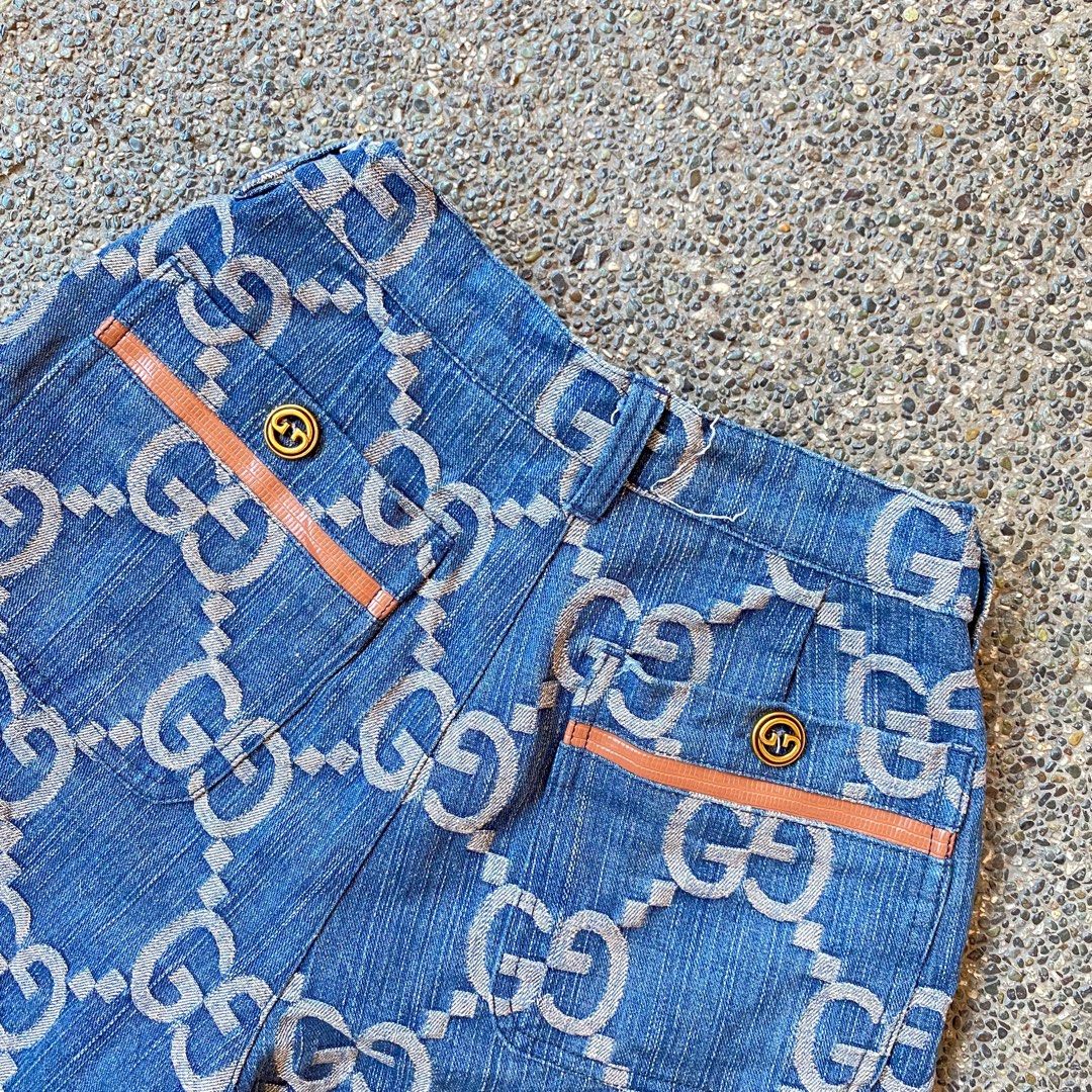 Jumbo Gucci GG Denim Shorts