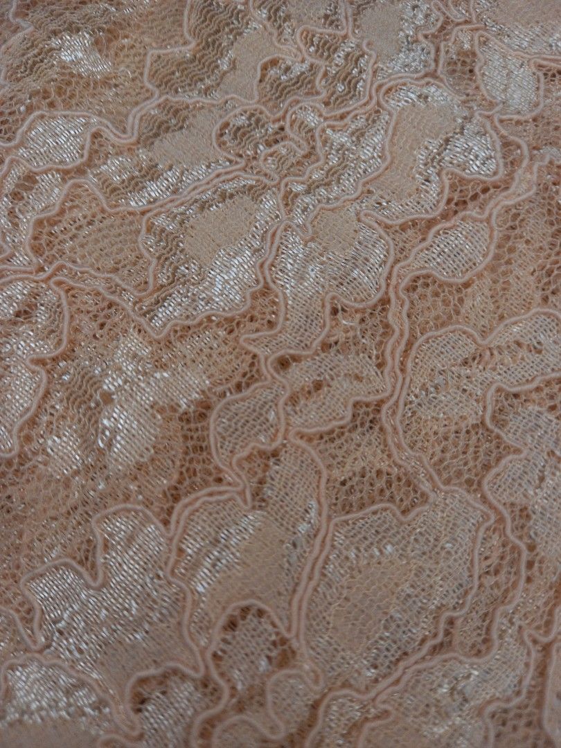 Kain Brukat Cream 3m on Carousell