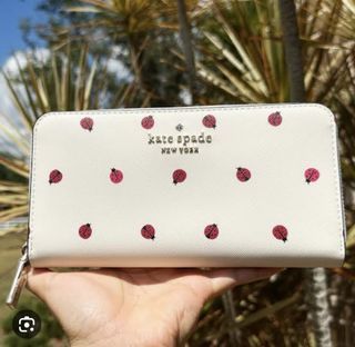 Kate Spade Ladybug Large Continental Wallet Zip Around