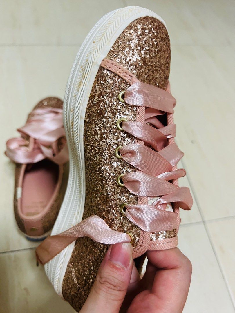 Keds x Kate spade New York Triple kick Glitter Sneaker Women s