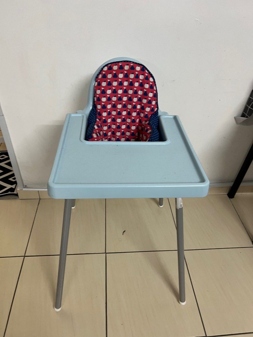 Kerusi makan baby ikea dengan alas, Babies & Kids, Baby Nursery & Kids