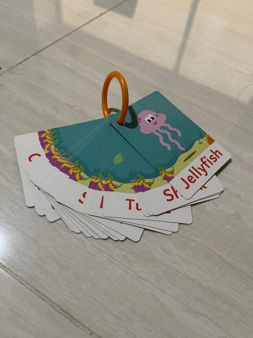 Kids word cards, Babies &amp; Kids, Infant Playtime on Carousell