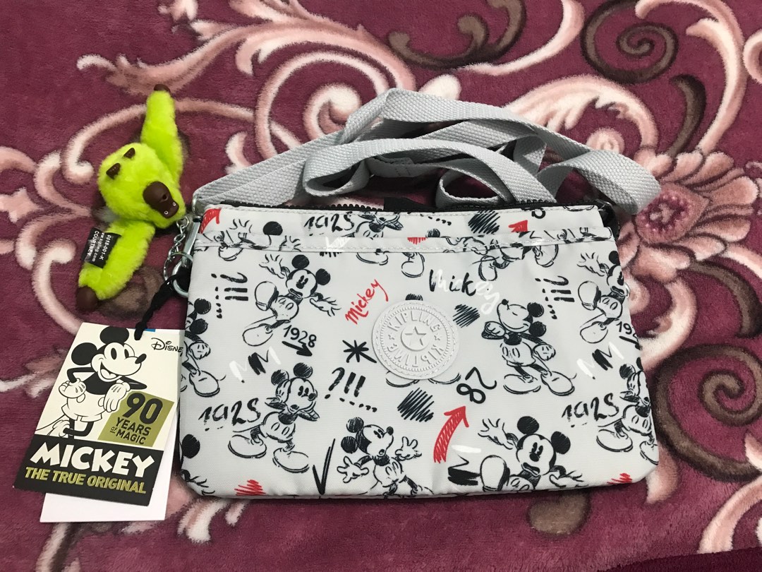 Kipling Disney Sling Bag Clutch Bag Mickey Mouse on Carousell