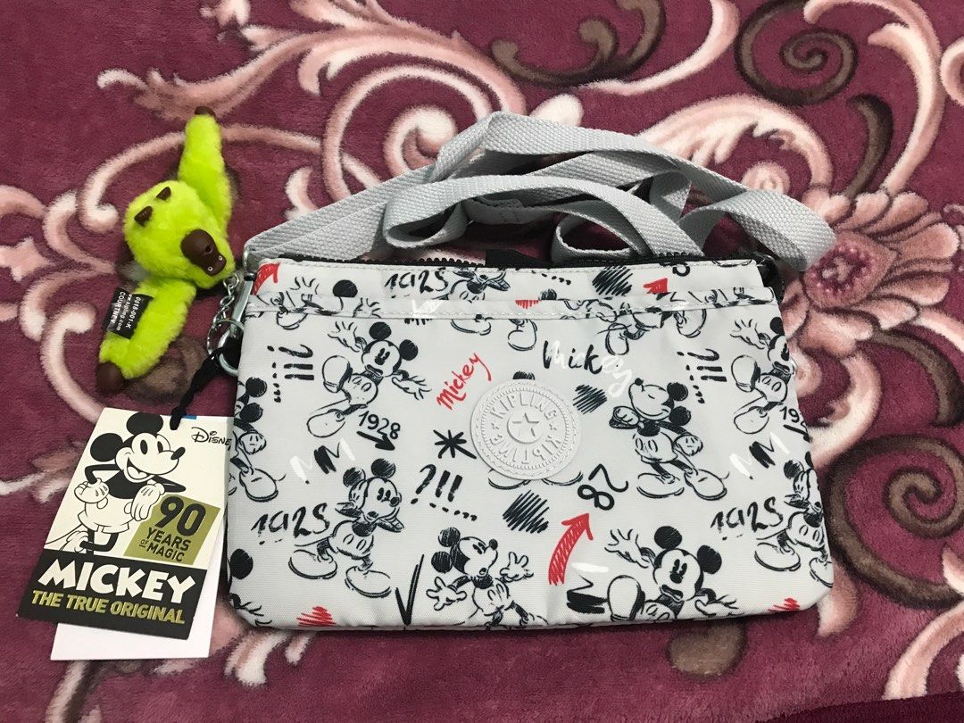 Kipling Disney Sling Bag Clutch Bag Mickey Mouse Women s Fashion Bags Wallets Shoulder Bags on Carousell