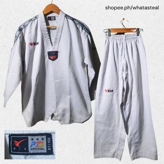 KIX Taekwondo Uniform Dobok (preloved) white collar