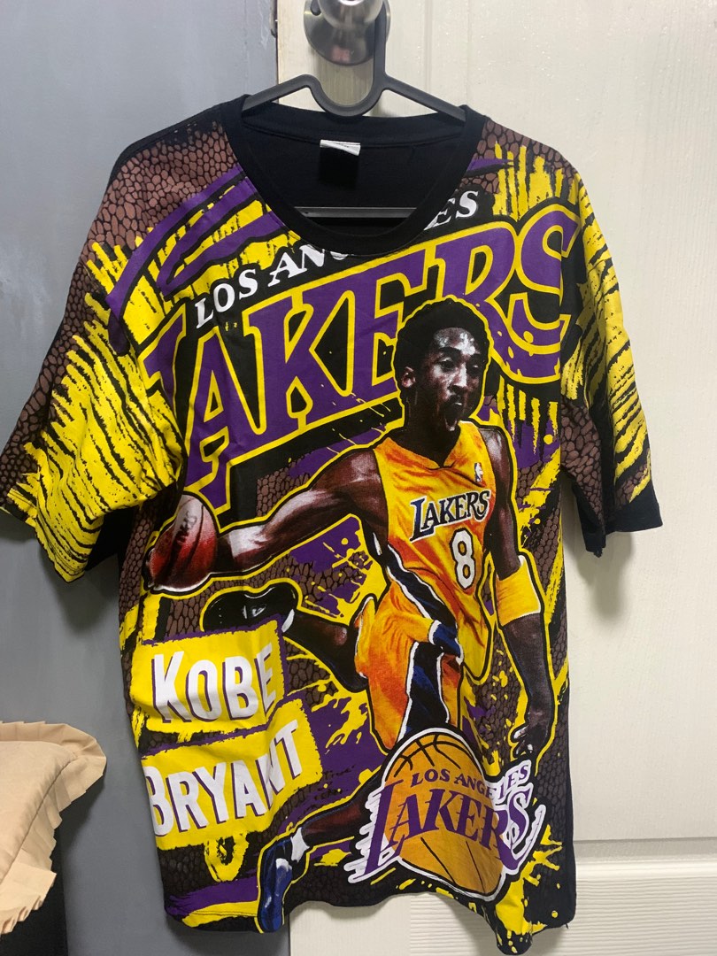 OBG Street Couture Los Angeles Lakers Kobe Bryant AOP T-Shirt 3XL.