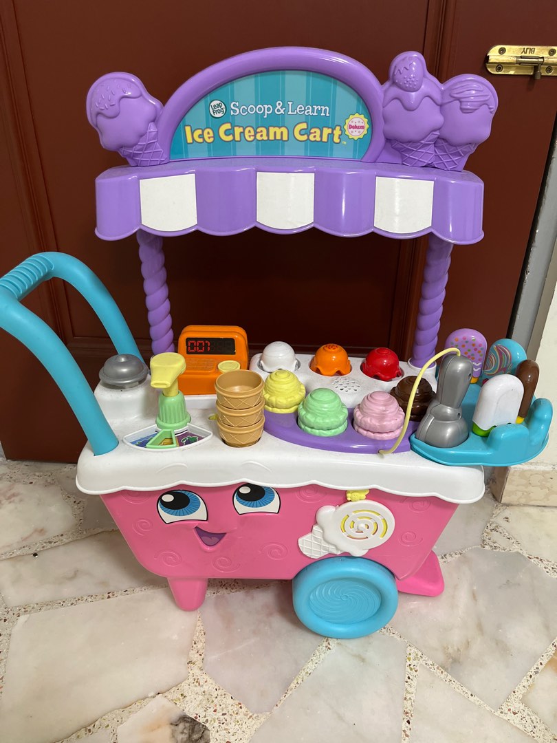 Leap Frog Ice Cream Cart Deluxe, Babies & Kids, Infant Playtime on