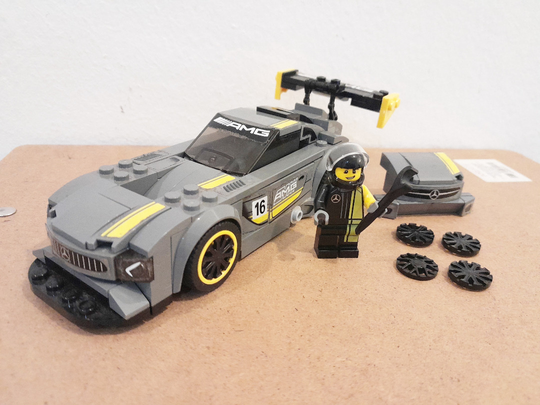 LEGO Mercedes AMG GT3 75877 USED ORIGINAL LEGO SET rare Hobbies