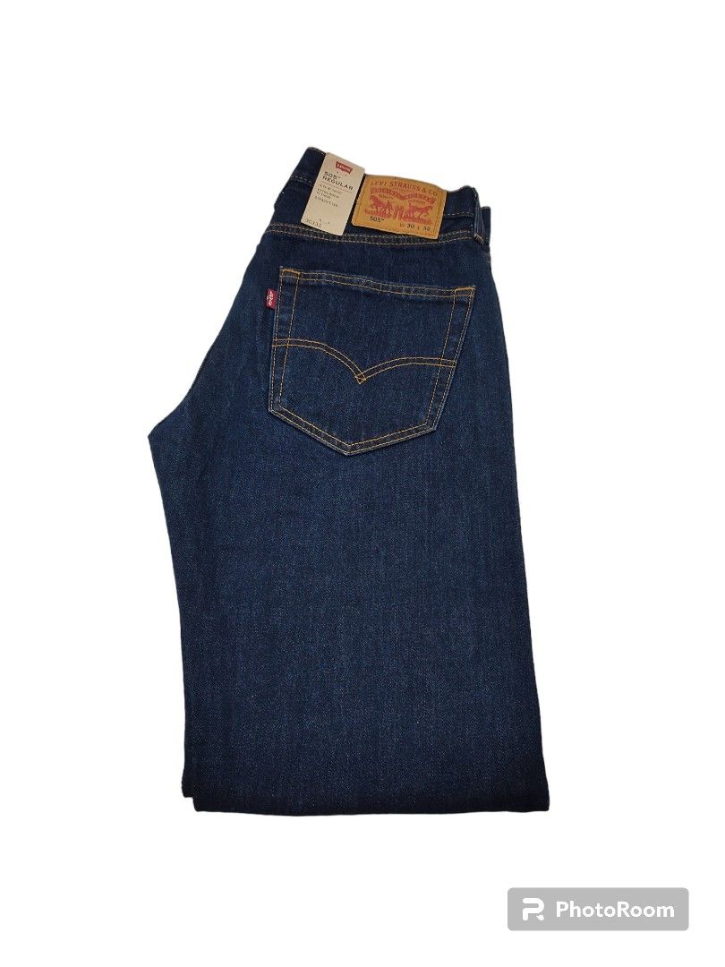 Levis 501 Jeans - Dark Denim (Rinsed Blue)