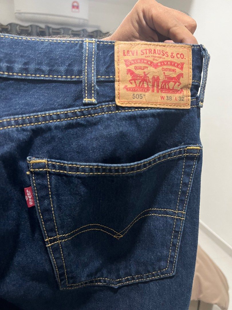 LEVIS 505 SIZE 38 Men s Fashion Bottoms Jeans on Carousell