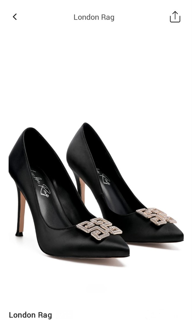 London Rag Women Black Heels - Buy London Rag Women Black Heels