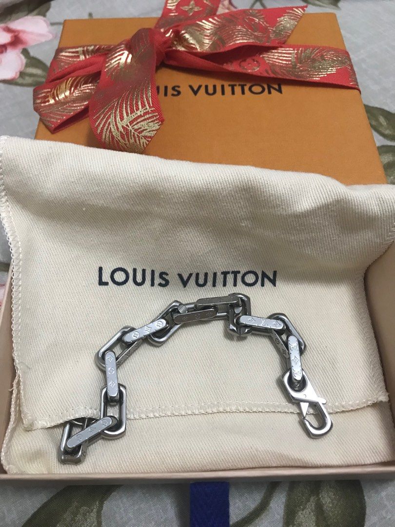 Louis Vuitton Chain Monogram #M Ladies Bracelet Metal