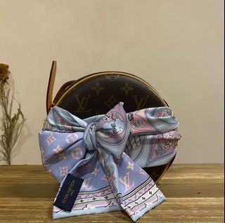 Louis Vuitton Box Scott  DIY How to Tie/Wrap Scarf/Bandeau/Twilly