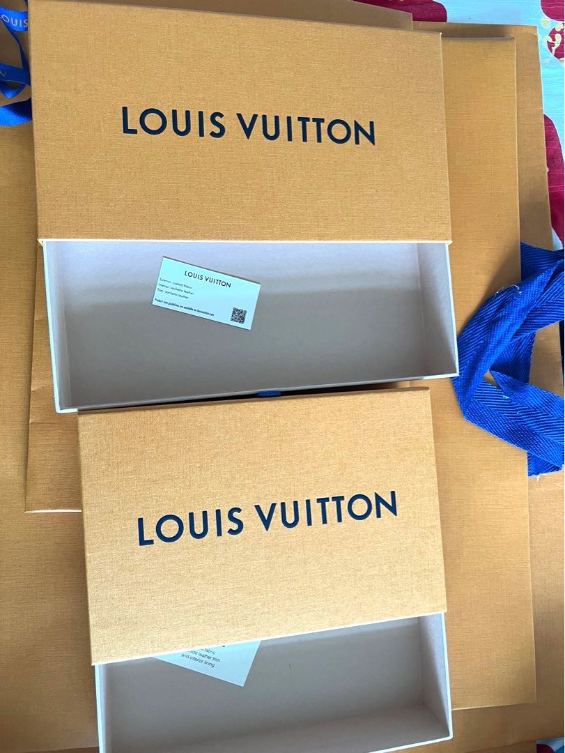 Authentic New LOUIS VUITTON LV Gift Box Magnetic Storage Large Box 14x  10x 5
