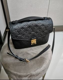 Replica Louis Vuitton M60640 Pochette Saint-Germain Crossbody Bag Monogram  Empreinte Leather For Sale