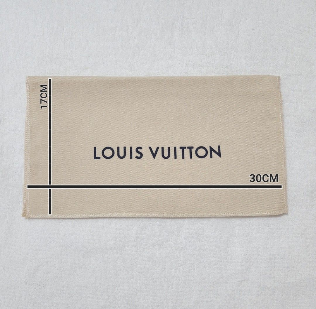AUTHENTIC LOUIS VUITTON LONG WALLET DUST BAG, Luxury, Accessories on  Carousell