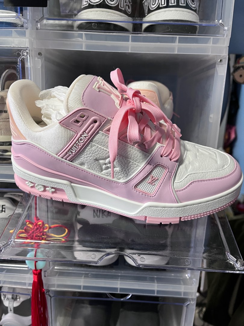 Louis vuitton pink trainers top womens