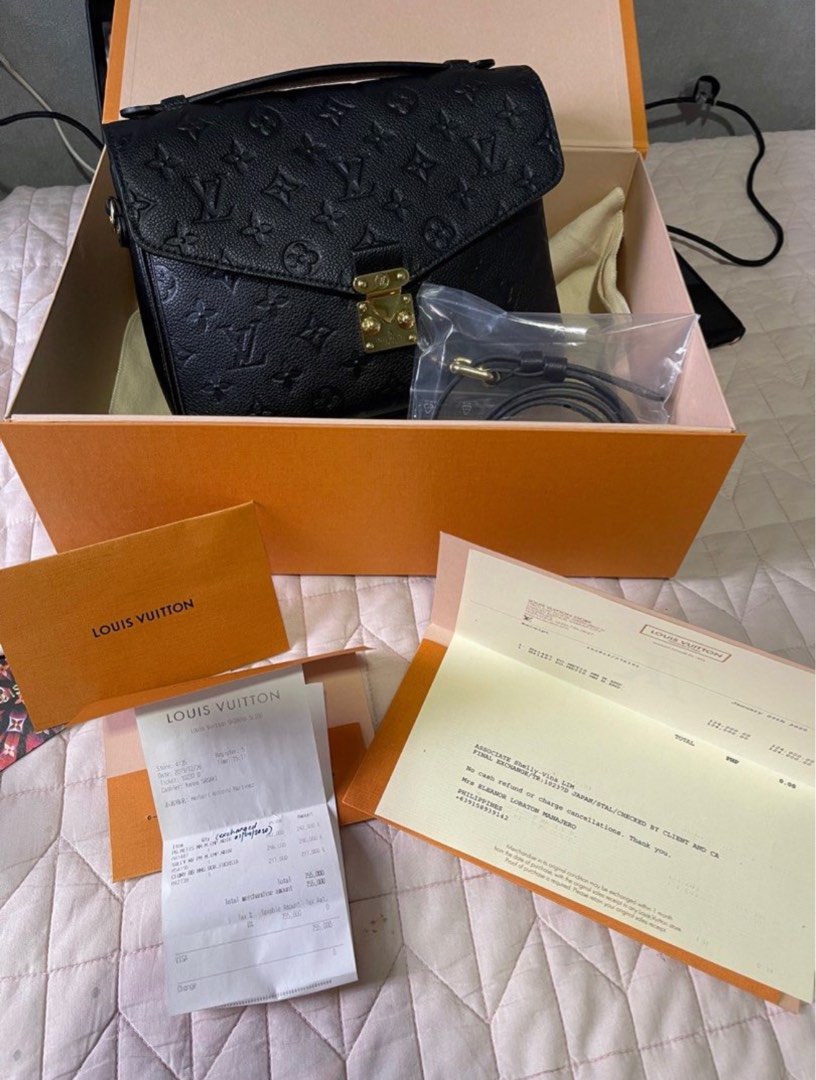 LV Envelope sling bag with dust bag care card , with box