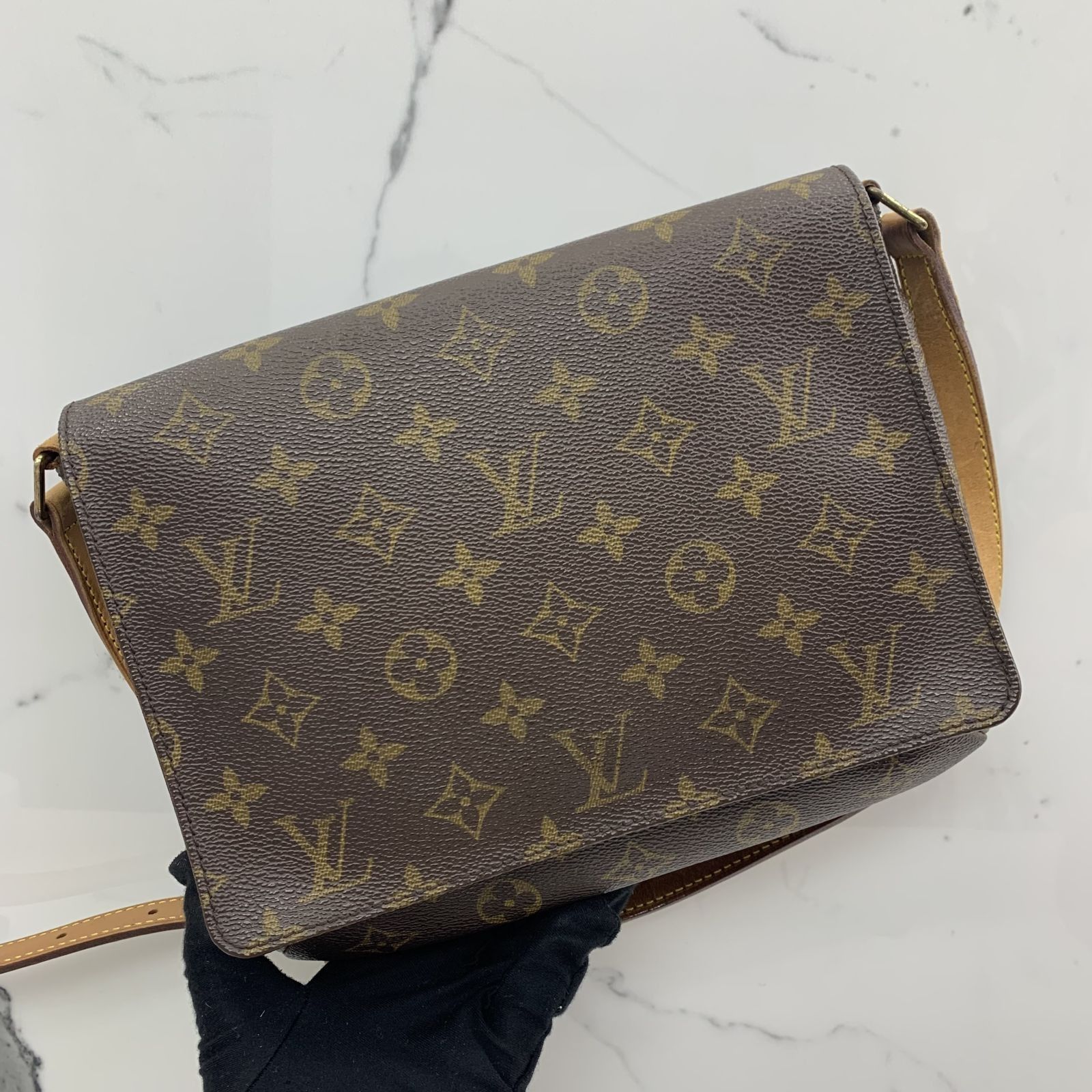 LV Musette Tango Monogram Canvas, Luxury, Bags & Wallets on Carousell