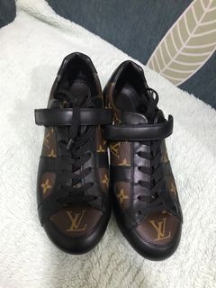 Louis Vuitton LV Unisex Miami Mule Ebene Monogram Canvas Velcro Strap -  LULUX