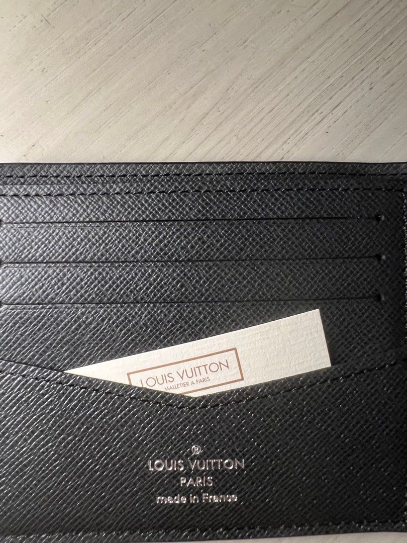 Louis Vuitton Slender Wallet Taiga Black