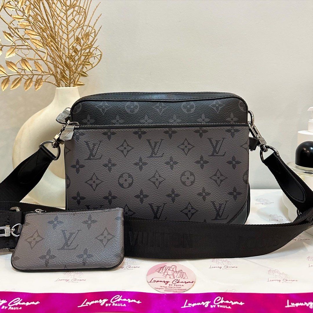 AUTHENTIC Louis Vuitton Daniel GM (Damier Graphite), Luxury, Bags & Wallets  on Carousell