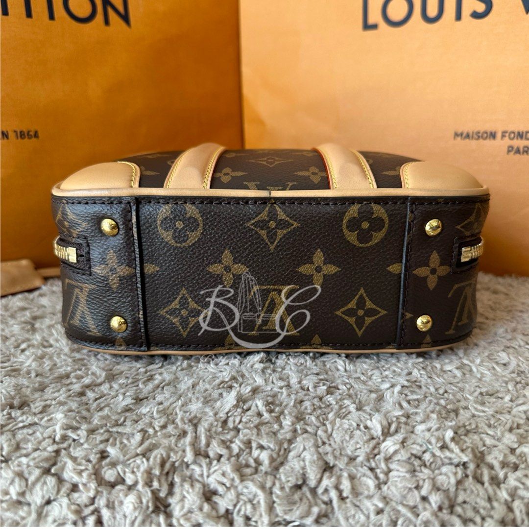 Louis Vuitton Unisex Valisette Souple BB Handbag Black Damier