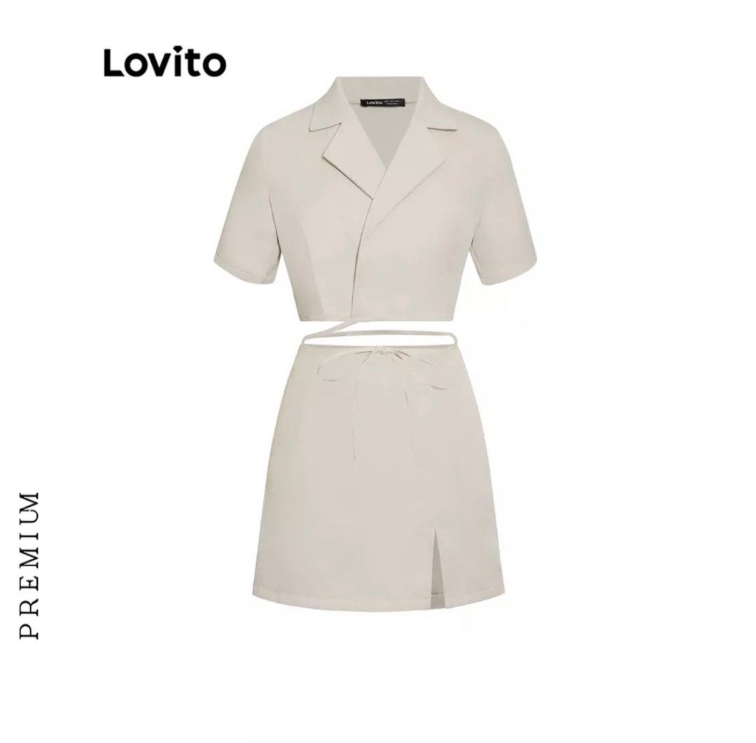 Lovito Coords (Category: Sets or Coordinates) located in Quezon City. Submitted by majmudge (Listing ID 1250116640, Image 1). Description: RFS: Mejo masikip sya for me. Bought this at Shopee Lovito for 520 (Sale) See actual pic.