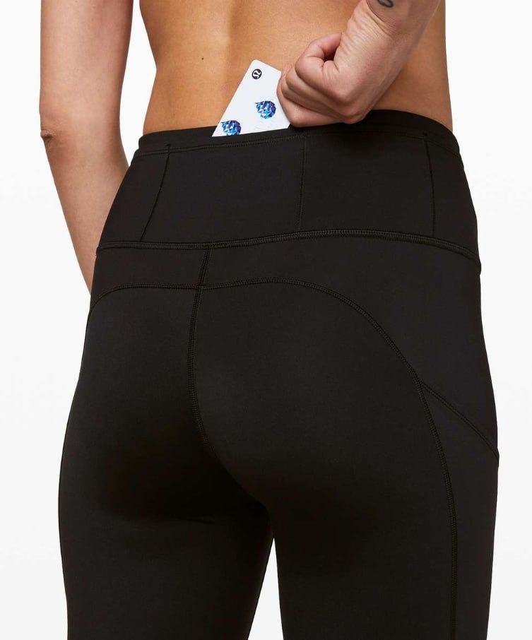 Lululemon Fast and Free High Rise Tight 23 (BNWT) Black Size 8