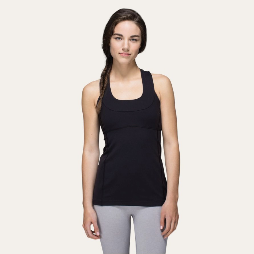 LULULEMON Women's Scoop Neck Tank Top in Black | Size Dot: 6, Women's  Fashion, Activewear on Carousell