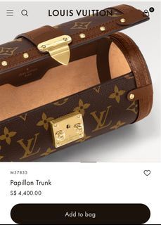 LV Papillion Trunk Bag Hardware Protective Sticker