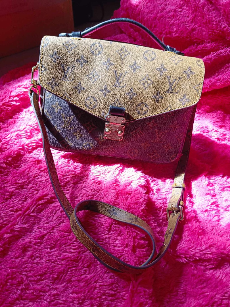 LV Vintage blue monogram litter bag, Luxury, Bags & Wallets on Carousell