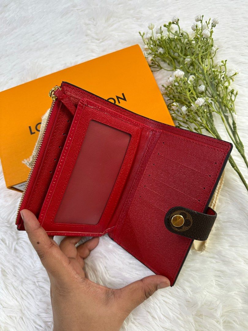 LV Wallet small wallet mono red, Women's Fashion, Bags & Wallets, Purses &  Pouches on Carousell